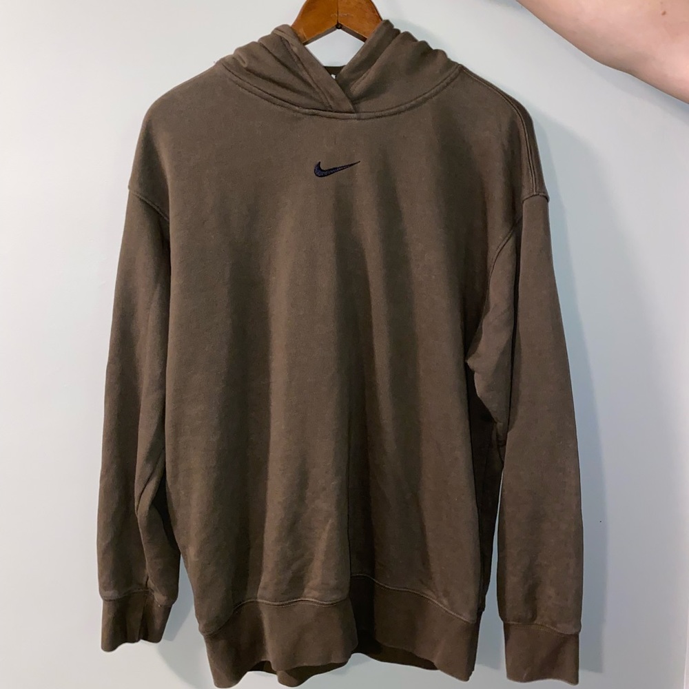 Brown Nike hoodie